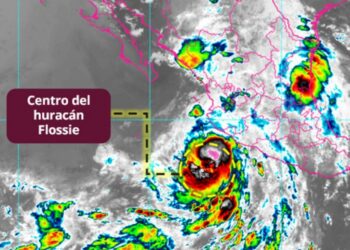 Flossie se fortalecerá a huracán categoría 2 en las próximas horas | AMEXI/FOTO: X @conagua_clima