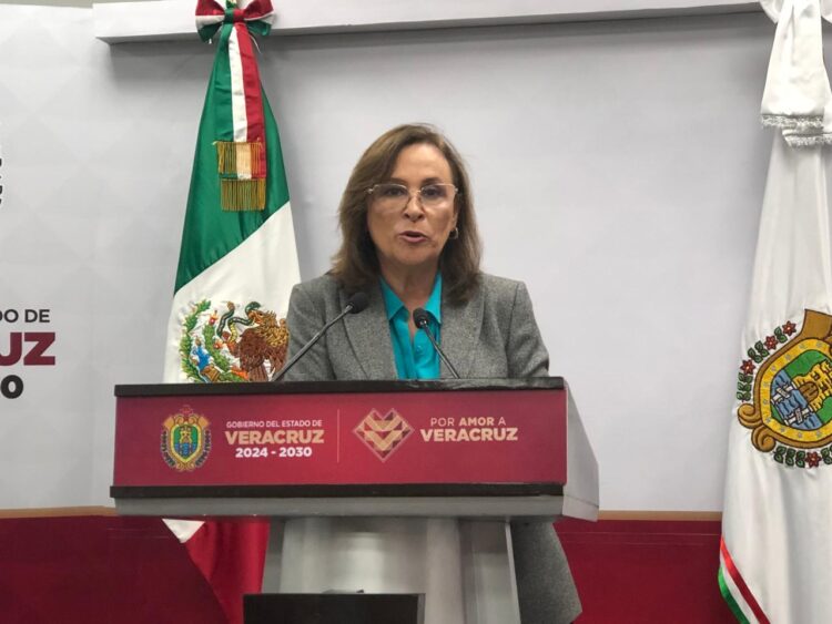 La gobernadora de Veracruz, Rocío Nalhe García reiteró que la maestra y taxista secuestrada fue violentada y que murió de un infarto.