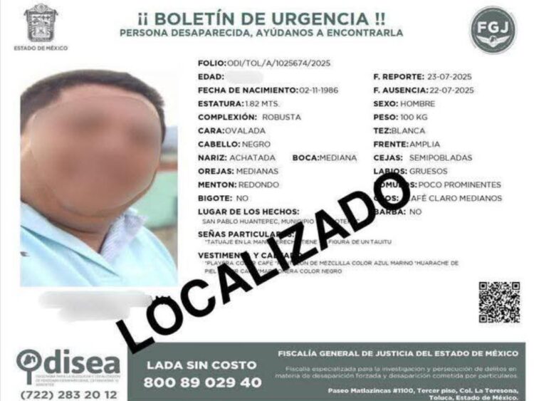 Localizan a Bernardo Aldana, coordinador de ACME. Foto FGEM