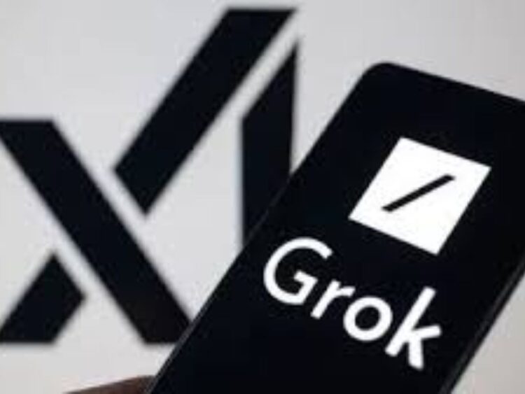 Logo de Grok 4 chatbot de inteligencia artificial de xAI. Cortesía UNAM