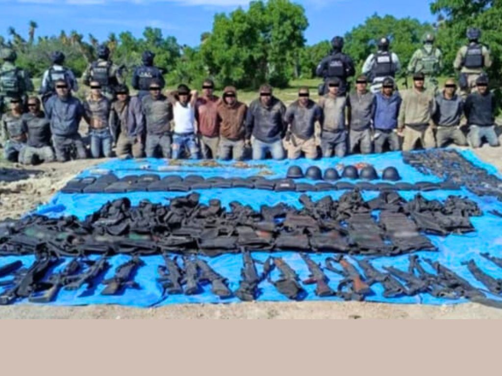 Los 18 detenidos. AMEXI