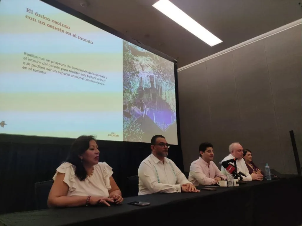Conferencia de prensa del Fideicomiso Público para el Desarrollo del Turismo de Reuniones. La gran fuerza turística de Mérida.