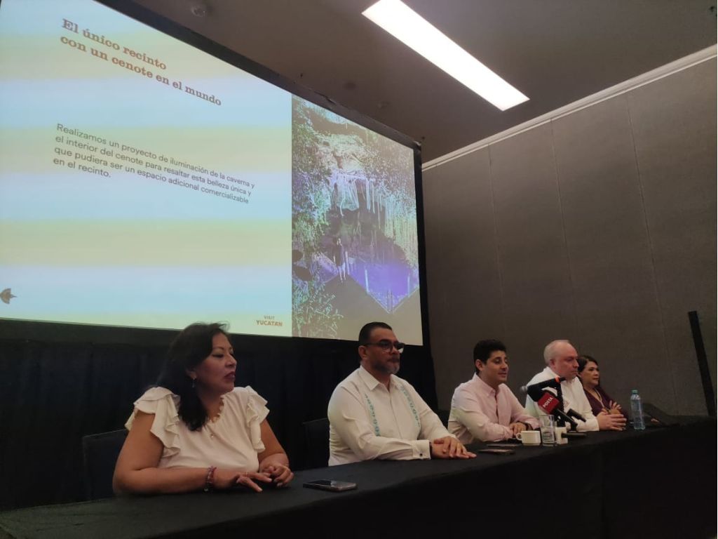 Conferencia de prensa del Fideicomiso Público para el Desarrollo del Turismo de Reuniones. La gran fuerza turística de Mérida.