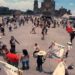 Migración Pilares México-Tenochtitlan, 7 Siglos de Legado de Grandeza. Actividades en el Zócalo de la CDMX. Foto Gobierno de la Ciudad de México