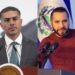 Omar García Harfuch, secretario de Seguridad de México, y Nayib Bukele, presidente de El Salvador. Foto Especial