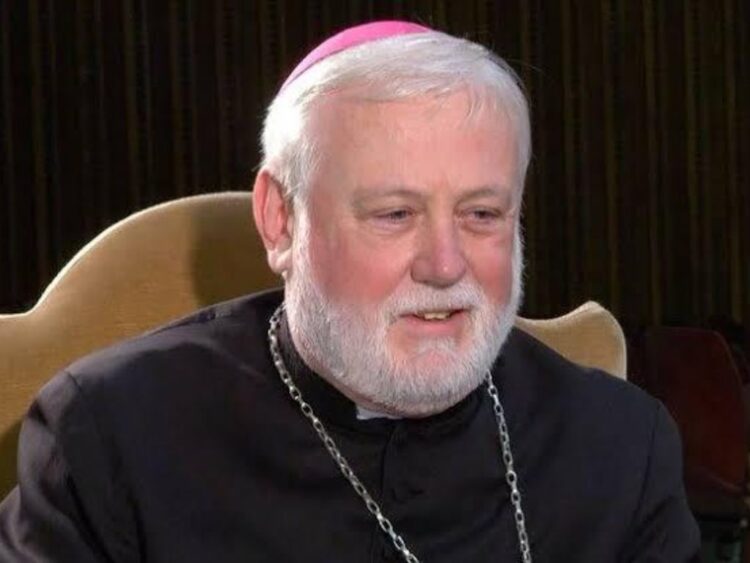 Paul Richard Gallagher, secretario para las Relaciones con los Estados y las Organizaciones Internacionales del Vaticano. Foto Vatican News