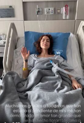 Regina Murguía se recupera de una operación en el colon | AMEXI/FOTO: IG @murguiaregina