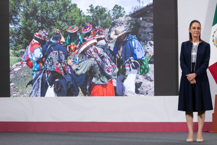 La presidenta Claudia Sheinbaum celebró la inscripción de la Ruta Wixárika por los Sitios Sagrados a Wirikuta en la Lista del Patrimonio Mundial de la UNESCO.