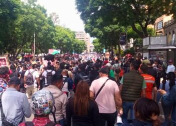 Voces desde el asfalto. Las consignas de la tercera marcha contra la gentrificación. AMEXI