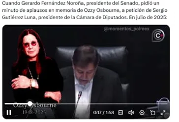Homenaje a Ozzy en la Comisión Permanente