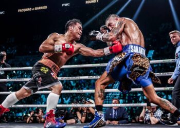 Manny Pacquiao y Mario Barrios