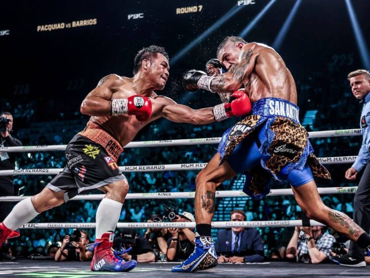 Manny Pacquiao y Mario Barrios