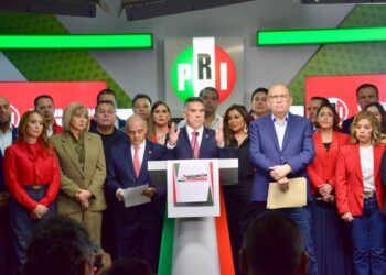 Alito Moreno denuncia a Gerardo Fernández Noreña. AMEXI