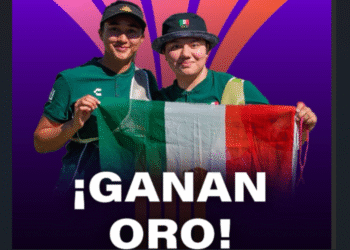 Ángela Ruiz y Naomi Aguilar lanzaron flechas de oro. AMEXI/Foto/@conadeoficial