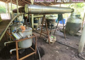 Fuerzas federales aseguran 2.5 toneladas de metanfetamina, laboratorio y bodega en Chiapas y Guerrero