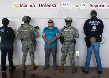 Detienen a José Luis Sánchez Valencia, alias “Chalamán”, presunto integrante del Cártel Jalisco Nueva Generación (CJNG) y familiar de Nemesio Oseguera Cervantes, “El Mencho”.