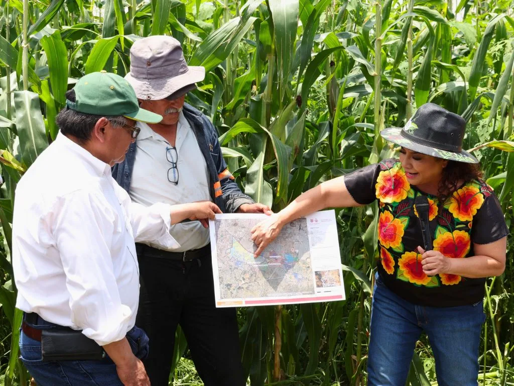 Clara Brugada en Xochimilco. Habrá Plan de Rescate Lacustre. AMEXI
