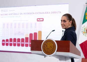 Celebra Sheinbaum récord en inversión extranjera por 34 mmdd