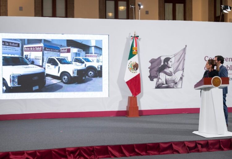 Claudia Sheinbaum. Rutas de la Salud. Conferencia del 19 de agosto de 2025. Foto Presidencia