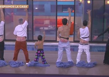 Hombres de cuarto Noche muestran sus atributos en “La casa de los famosos México 3” | AMEXI/FOTO: IG @lacasadelosfamososmx