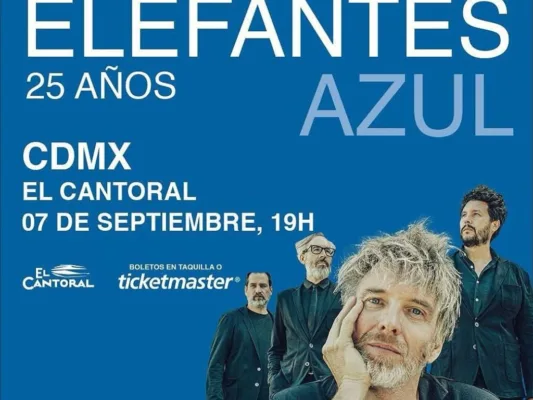Elefantes celebran 25 años de "Azul" con un concierto íntimo y poderoso en el Cantoral