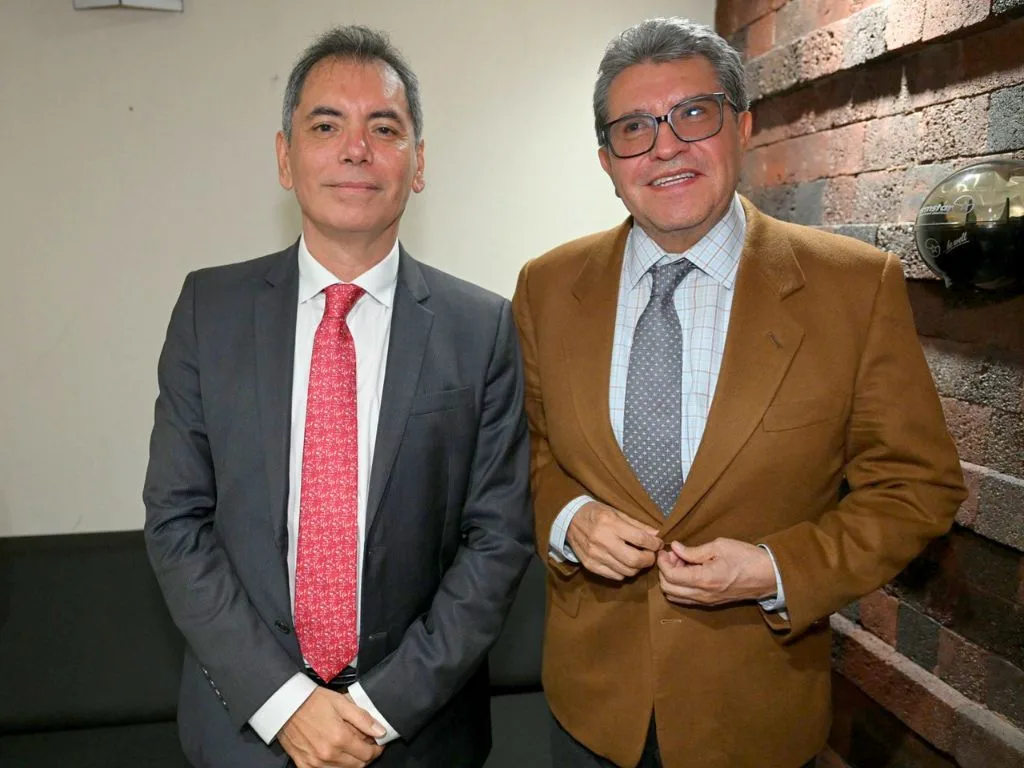 Édgar Amador Zamora. Previo a la reunión con los diputados de Morena. AMEXI