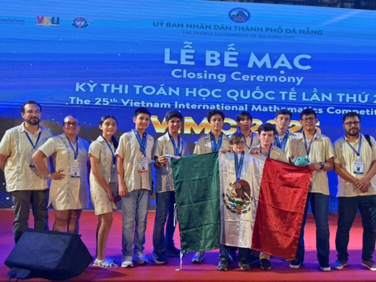 Estudiantes mexicanos, medallistas en Concurso Internacional de Matemáticas. AMEXI