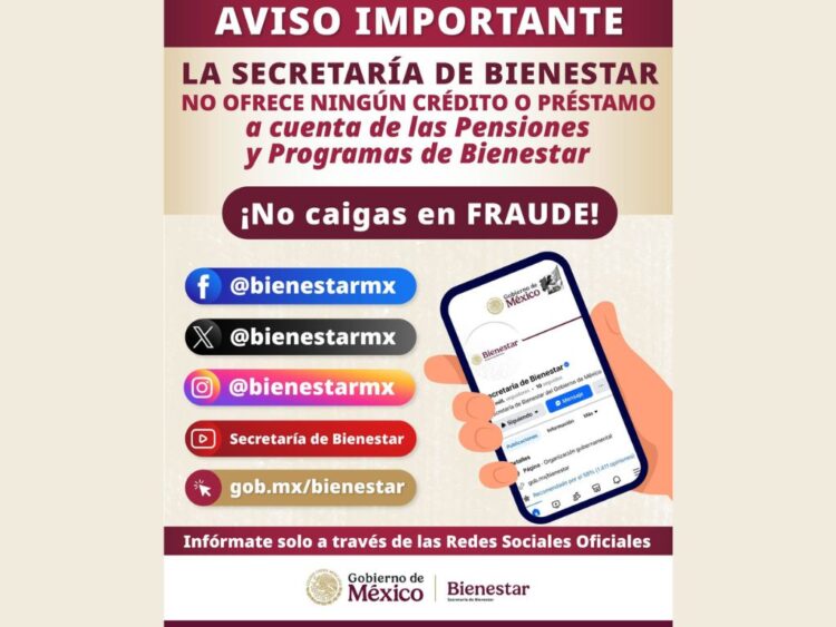 Fraudes con programas del Bienestar. AMEXI