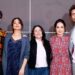Osvaldo Benavides, Adriana Louvier, Danna García, Juan Martín Jáuregui, los protagonistas de la telenovela “Hermanas, un amor compartido” de Slilvia Cano | AMEXI/FOTO: IG @juanmartinj