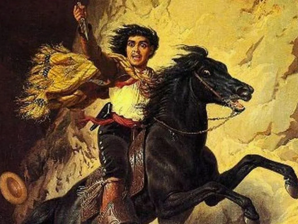 Joaquín Murrieta. AMEXI Ilustración Charles Christian Nahl