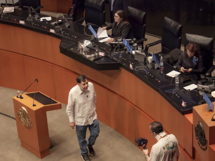 Laura Itzel Castillo asume la presidencia de la Mesa Directiva del Senado. 29 de agosto de 2025. Foto AMEXI