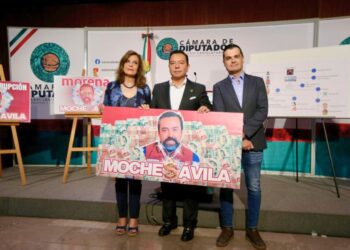 Legisladores panistas. Denuncia contra el vocero de Morena en la Cámara de Diputados, Arturo Ávila. AMEXI