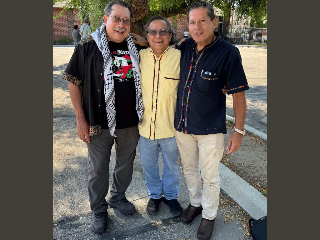 Lolo Cutumay, Franklin Quezasa y Fernando Moran. 