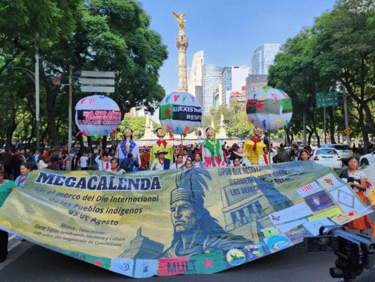 El de agosto, Día Internacional de los Pueblos Idnígenas, realizan megacalenda, para visibilizar la presencia indígena en la CDMX