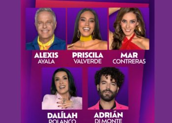 Alexis Ayala, Priscila Valverde, Mar Contreras, Dalílah Polanco, Adrián Di Monte son los nominados de “La casa de los famosos 3” | AMEXI/FOTO: IG @lacasadelosfamososmx