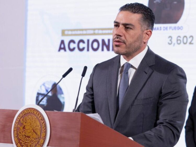 Omar García Harfuch. Decomiso de cocaína en Guerrero. AMEXI