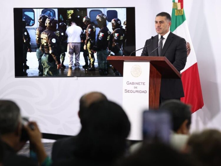México rompe con redes criminales con extradición de capos: García Harfuch