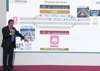 Tren Maya no se descarriló, “fue una anomalía en la vía”: Óscar Lozano Águila