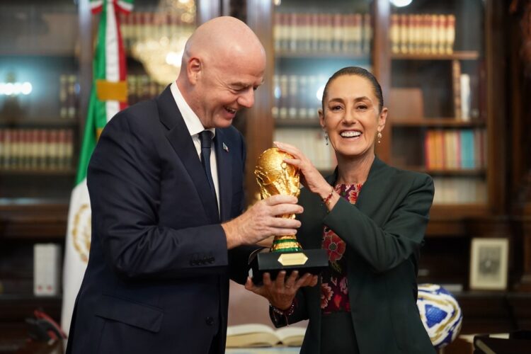 Sheinbaum e Infantino afinan preparativos rumbo al Mundial 2026