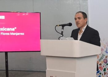 Vuelve al Metro el artista, Jorge Flores Manjarrez, ahora en la estación San Lázaro