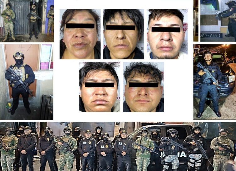 Cateos en Cuajimalpa dejan cinco detenidos y más de mil dosis de droga aseguradas