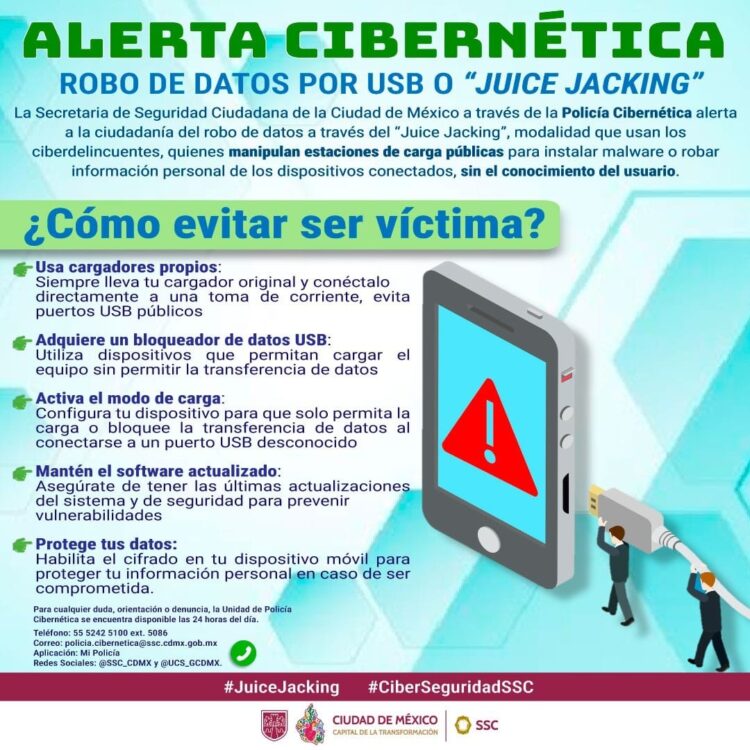 ¿Acostumbras cargar la batería de tu celular en sitios públicos? Pues debes tener cuidado los ciberdelincuentes están a la caza.