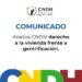 Especialistas y activistas de diversas instituciones y organizaciones de la sociedad civil analizaron el derecho a la vivienda frente a la gentrificación.