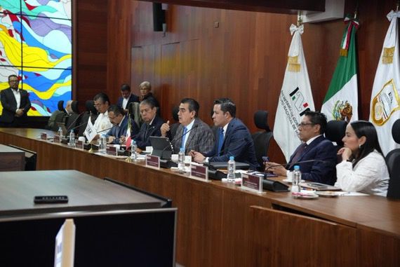 La mesa de trabajo bilateral entre México y EU la encabezaron el comisionado del Instituto Nacional de Migración (INM), Sergio Salomón Céspedes