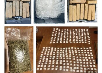 En la Ciudad de México, elementos de seguridad federal y local aseguraron 20 kilogramos de posible metanfetamina.