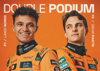 Lando Norris y Oscar Piastri