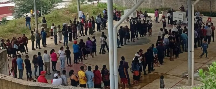Sin incidentes, jornada electoral extraordinaria en el municipio indígena de Pantelhó, Chiapas