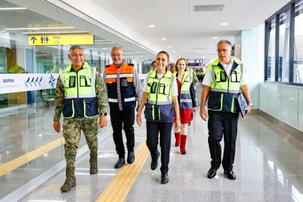 Sheinbaum inaugura remodelación Terminal 1