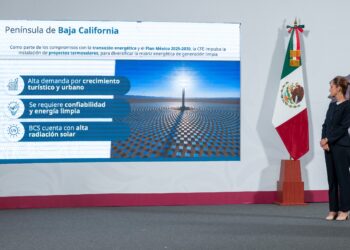 La CFE anuncia la construcción de dos centrales termosolares con almacenamiento térmico en Baja California Sur (BCS).