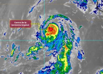 Tormenta tropical Juliette lejos de costas mexicanas | AMEXI/FOTO: X @conagua_clima